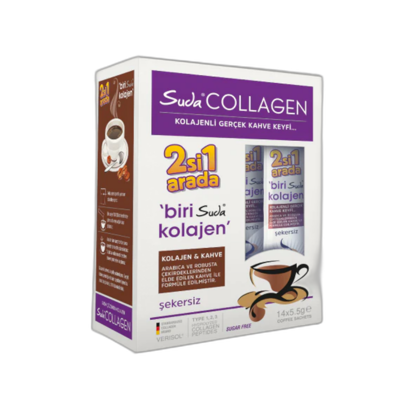 Suda Collagen Kaffeekollagen 14 Chassis x 5,5 g