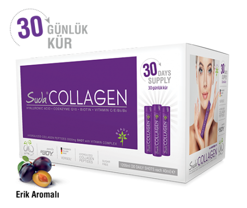Suda Collagen Pflaumengeschmack 30 Shots x 40ml