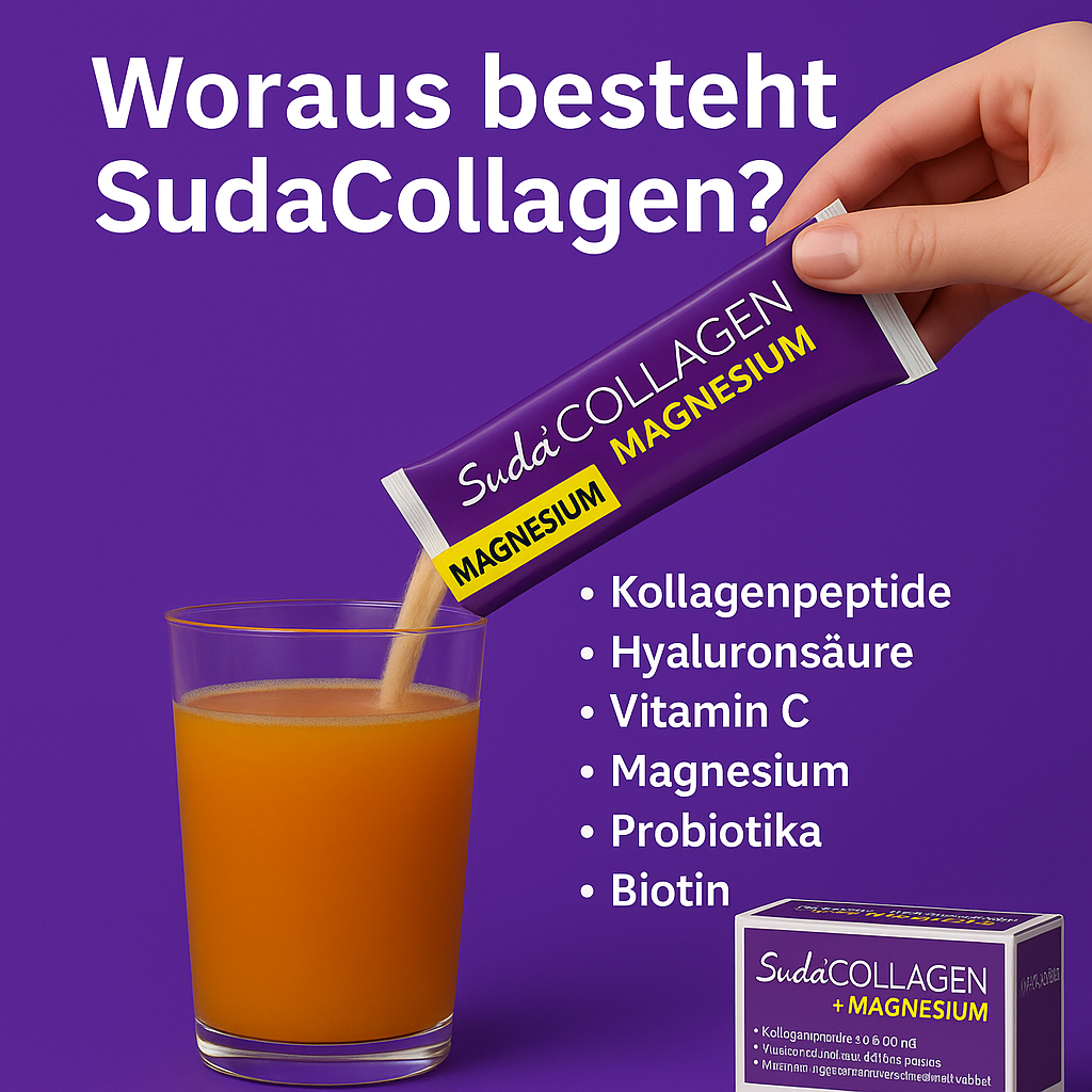Suda Collagen Multiform TYPE 1 -2 -3 Collagen & Magnesium 15gr 30 Sachets