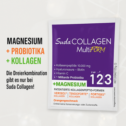 Suda Collagen Multiform TYPE 1 -2 -3 Collagen & Magnesium 15gr 30 Sachets